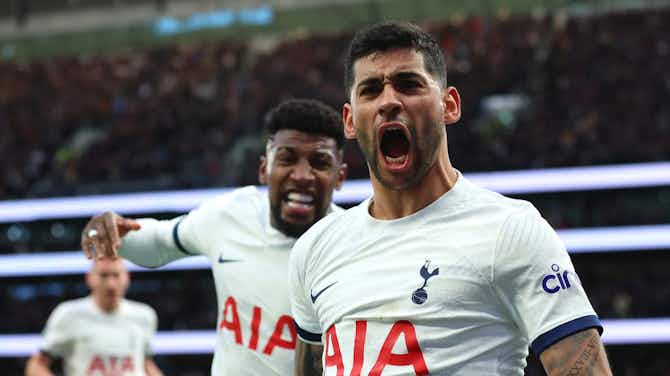 Preview image for Tottenham player ratings: Cristian Romero rises high as Rodrigo Bentancur looks off the pace