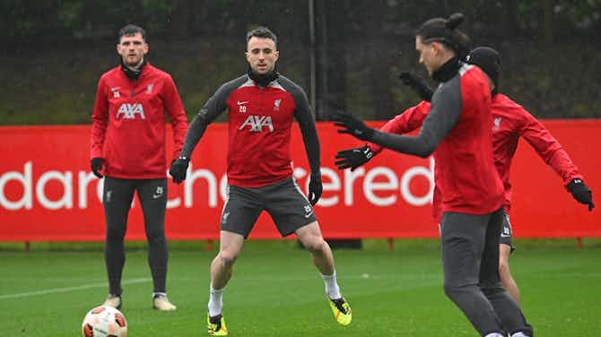 Preview image for Liverpool injury update: Diogo Jota, Stefan Bajcetic, Conor Bradley latest news and return dates