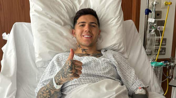 Preview image for Enzo Fernandez reveals surprise injury detail in post to Chelsea fans after 'successful' surgery