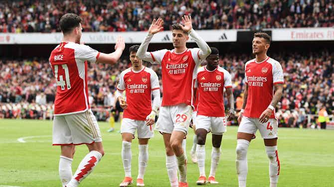 Preview image for Arsenal player ratings vs Bournemouth: Declan Rice sublime as William Saliba oozes class