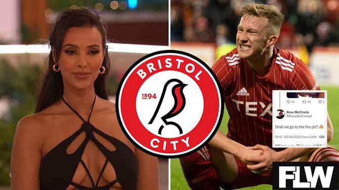 Preview image for Bristol City’s Ross McCrorie sends message to Maya Jama after viral announcement video