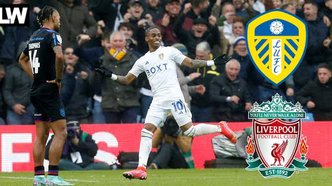 Preview image for Leeds United collapse gives Liverpool upper hand in Summerville race: View