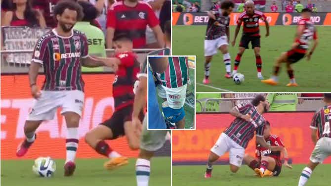 Preview image for Marcelo chopped down in brutal red card challenge after humiliating opponent