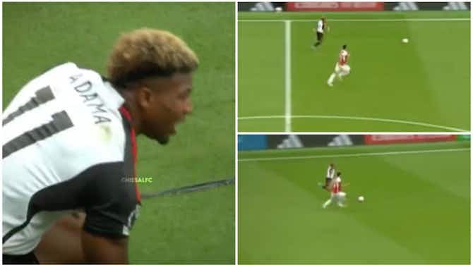 Preview image for Adama Traore vs William Saliba: Who won in a footrace between Arsenal & Fulham stars?