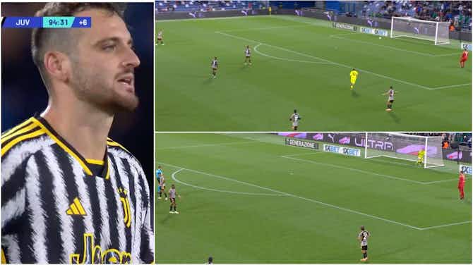 Preview image for Juventus' Federico Gatti scored incredible own goal vs Sassuolo