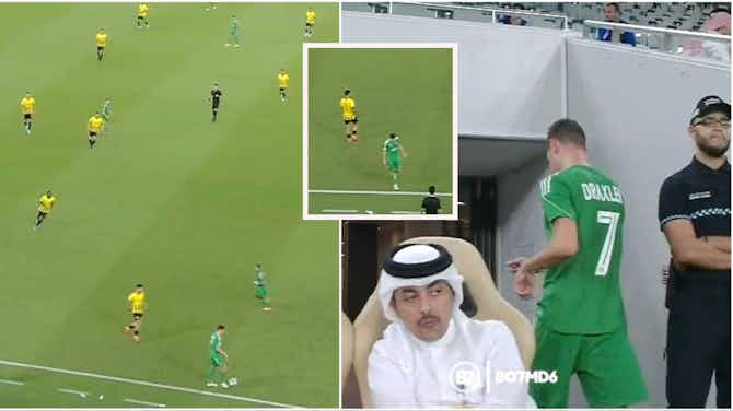 Preview image for Bizarre moment Julian Draxler walks off pitch during Al-Ahli SC game in Qatar goes viral
