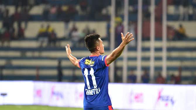 Preview image for Asked the referee before taking the freekick: Bengaluru FC's Sunil Chhetri on his 'controversial' free-kick against Kerala Blasters FC