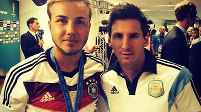 Imagem de visualização para Carrasco de oito anos atrás, Götze também torceu por Messi e recebeu o “perdão” de centenas de argentinos