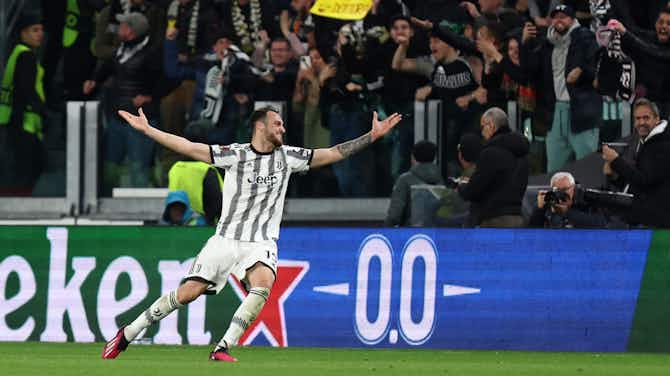 Imagem de visualização para Sporting fez grande jogo, mas Juventus contou com gol de Gatti e milagres de Perin para sair com a vitória