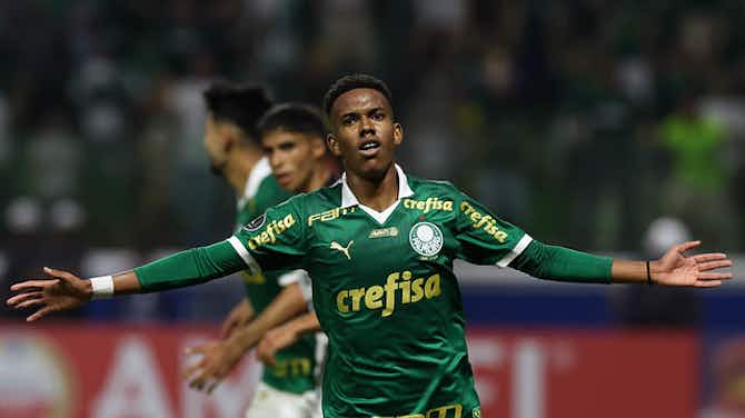 Imagem de visualização para Estevão, do Palmeiras, afirma que virada sobre o Independiente del Valle foi mais especial