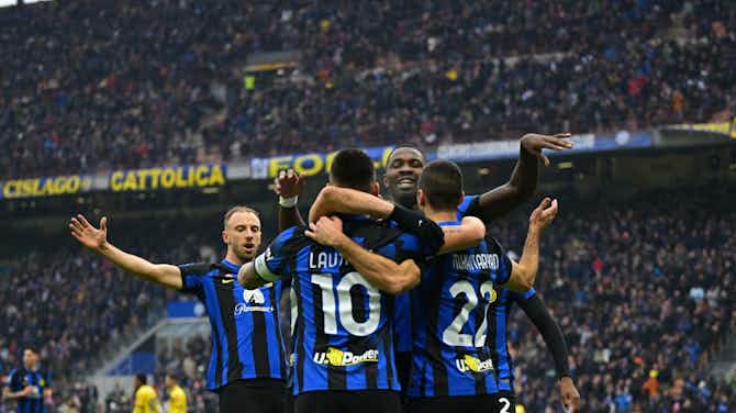 Imagen de vista previa para Inter de Milán gana agónicamente y se mantiene como solitario líder