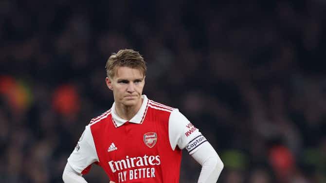 Preview image for Martin Ødegaard says season 'stings' and denies contract reports