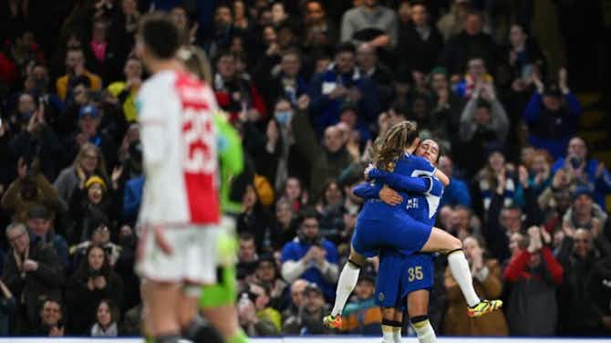 Preview image for Chelsea coast to UWCL semi-finals; Lyon ease past Benfica