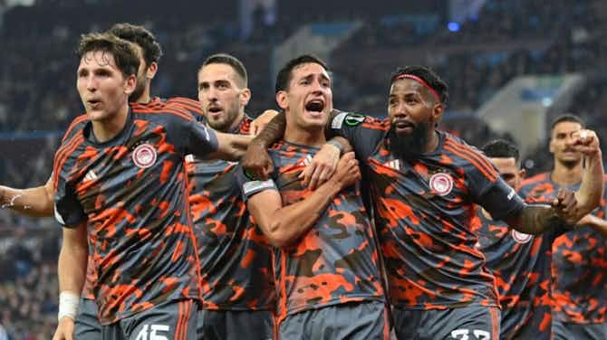 Preview image for 💫 Olympiacos stun Aston Villa in UECL semi-final; Fiorentina pip Brugge