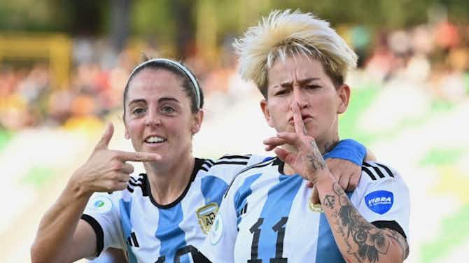 Imagen de vista previa para Copa América Femenina: Argentina golea a Uruguay y saca chapa de candidata