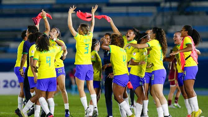 Imagen de vista previa para Brasil se proclamó Campeón al vencer 2-0 a Venezuela en el Sudamericano Femenino Sub-20