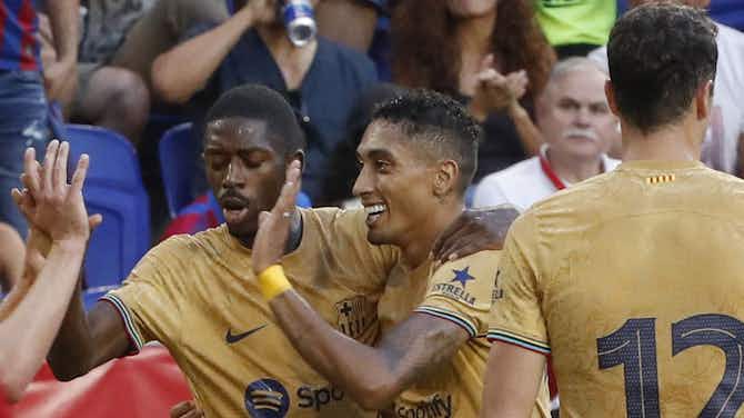 Imagen de vista previa para Raphinha y Dembélé protagonizarán un duelo de infarto en el Barça