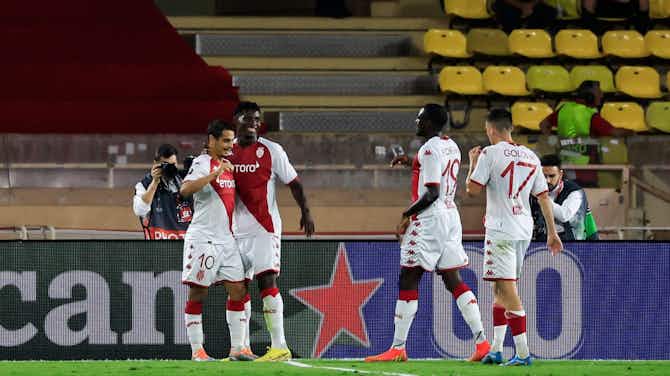 Preview image for PLAYER RATINGS | Monaco stroll to victory against against Trabzonspor after early Maxi Gómez red card