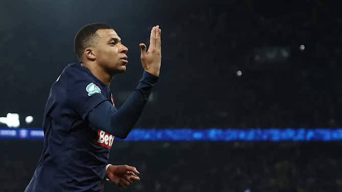 Preview image for PLAYER RATINGS | PSG 3-1 Nice: Kylian Mbappé scores in Coupe de France quarter-final win