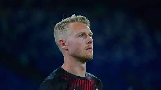 Preview image for Milan defender Simon Kjær carrying a knock for Denmark