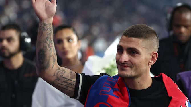 Preview image for Paris Saint-Germain pay emotional tribute to Marco Verratti