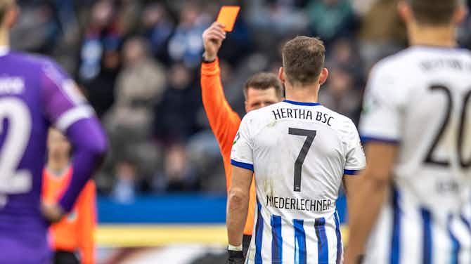 Vorschaubild für Hertha BSC: DFB-Sportgericht sperrt Niederlechner für zwei Spiele