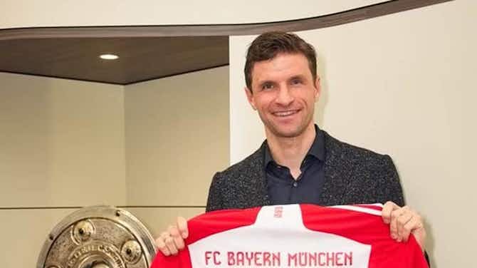 Imagem de visualização para Referência midiática e ídolo do clube, Thomas Müller renova com o Bayern até 2025