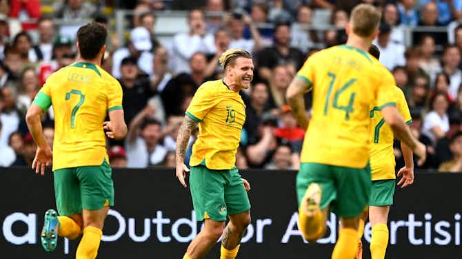 Imagen de vista previa para Los Socceroos se aseguraron la segunda victoria frente a Nueva Zelanda