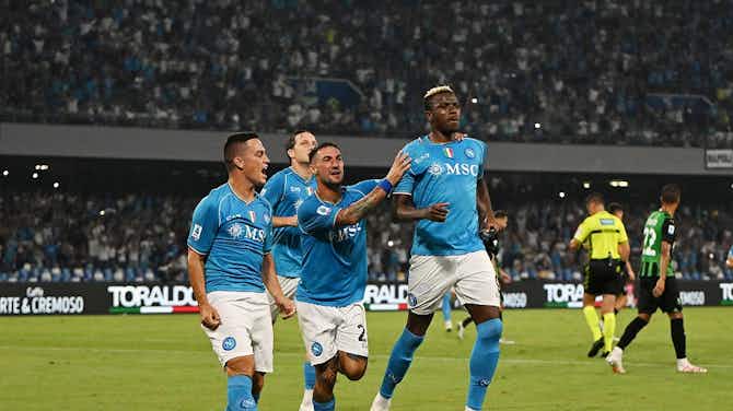 Imagen de vista previa para Napoli venció a Sassuolo y sigue firme en el sueño de retener el Scudetto