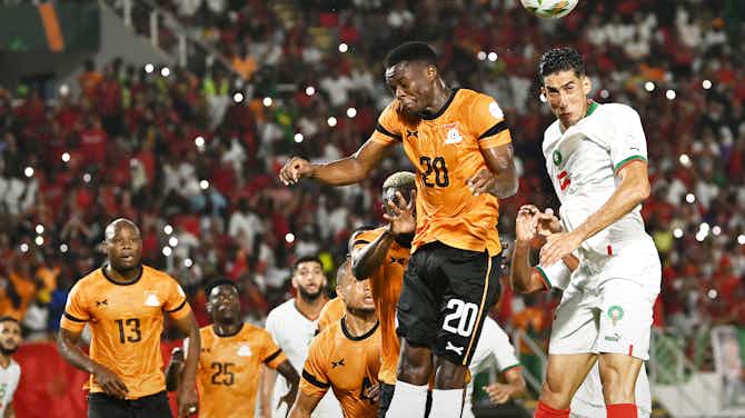 Imagen de vista previa para Marruecos derrotó a Zambia, lo eliminó de la Copa Africana y se clasificó como primero de su zona