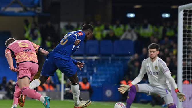 Imagen de vista previa para Nicolas Jackson marcó por FA Cup su décimo gol con la camiseta de Chelsea 