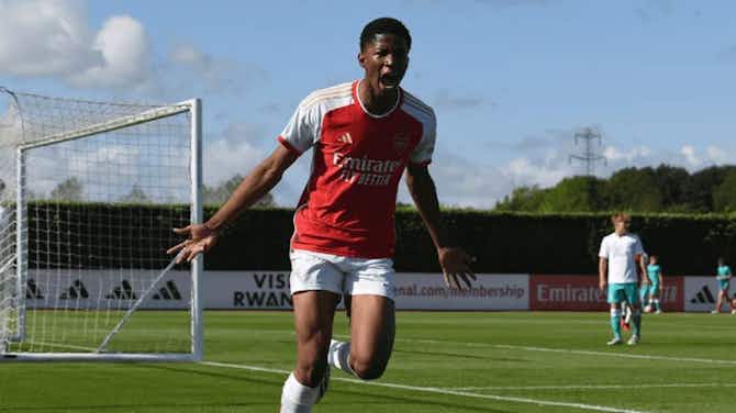 Imagen de vista previa para 📹 ¡Increíble! Un juvenil del Arsenal anotó ¡siete goles! en un mismo partido en Inglaterra