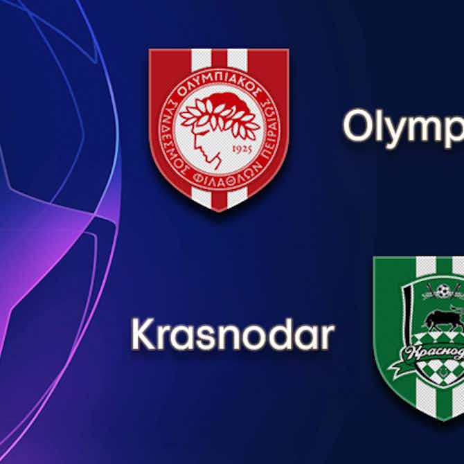 Preview image for Olympiacos host Champions League newbie Krasnodar