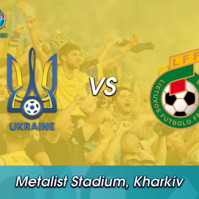 Preview image for Ukraine host Lithuania on matchday 6