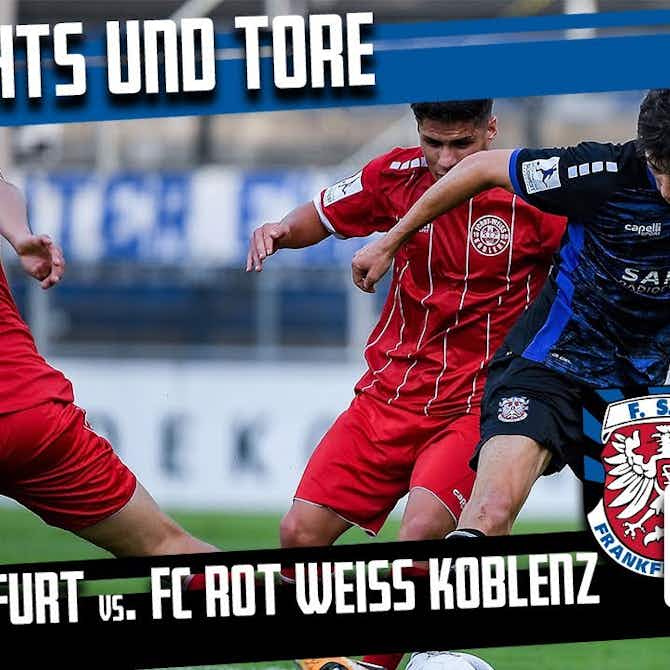 Preview image for Highlights & Tore | FSV Frankfurt 0:1 FC Rot-Weiss Koblenz | 2.Spieltag RL-Südwest 2021/2022