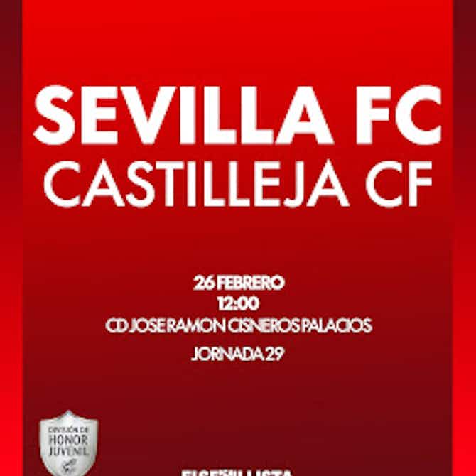 Imagen de vista previa para PREVIA| Sevilla FC Juvenil A - Castilleja FC: "Primero a por la segunda plaza"