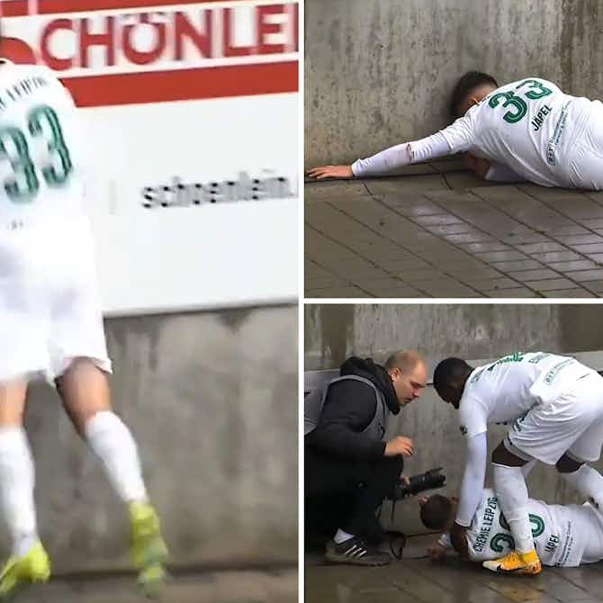 Preview image for Worst football injuries: Denis Japel taken to hospital after colliding with wall