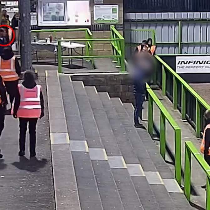 Preview image for CCTV shows football league player Jordon Garrick racially abused by supporter