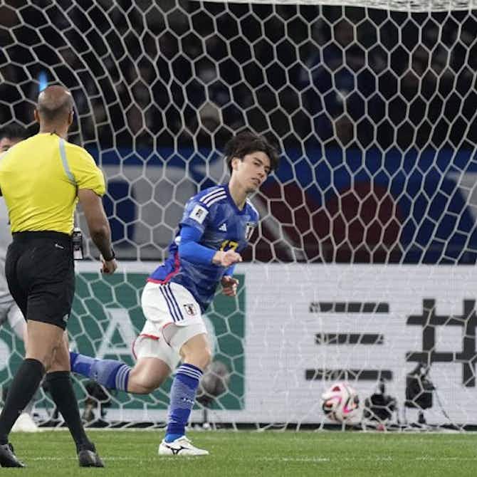 Pratinjau gambar untuk Hasil Kualifikasi Piala Dunia 2026: Gol Cepat Tanaka Bawa Jepang Jinakkan Korea utara
