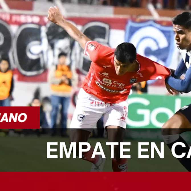 Imagen de vista previa para CEDE TERRENO || Cienciano de Carlos Garcés no pudo de local y cedió empate ante Alianza Lima