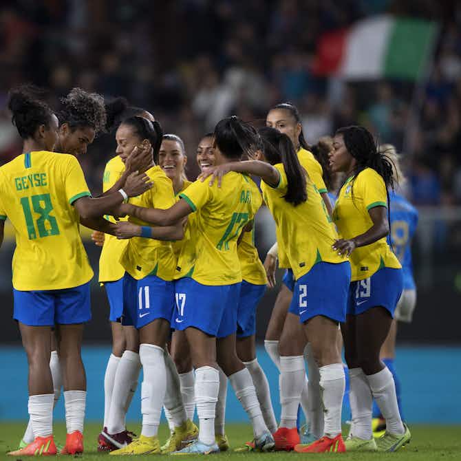 Imagem de visualização para Com gol de Adriana, Brasil vence a Itália em amistoso e amplia sequência invicta