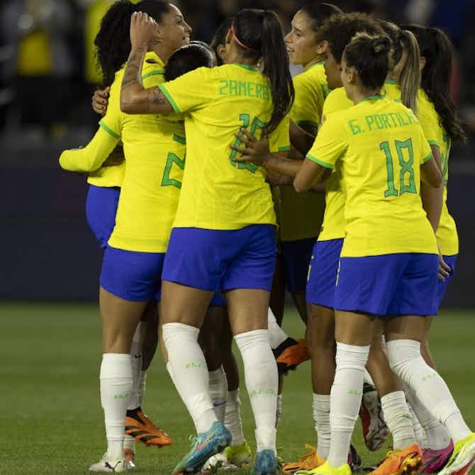 Imagem de visualização para Brasil goleia a Argentina e avança à semifinal da Copa Ouro Feminina