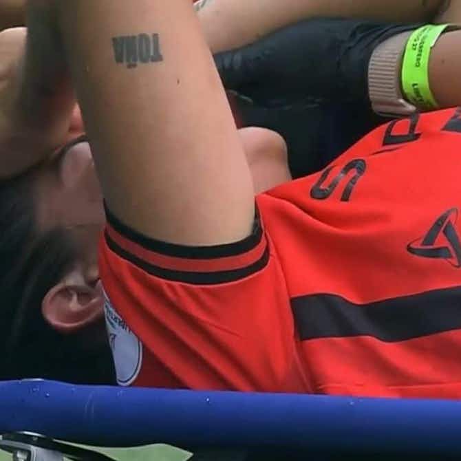 Imagen de vista previa para Catalina Usme enciende las alarmas tras salir lesionada en la Copa Libertadores con América