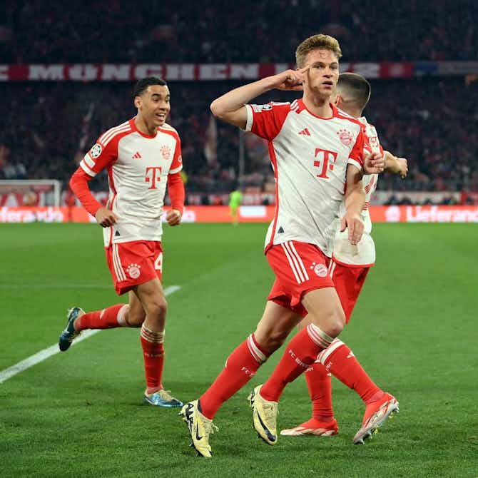 Vorschaubild für Der Traum von Wembley lebt! Kimmich köpft Bayern gegen Arsenal ins Halbfinale