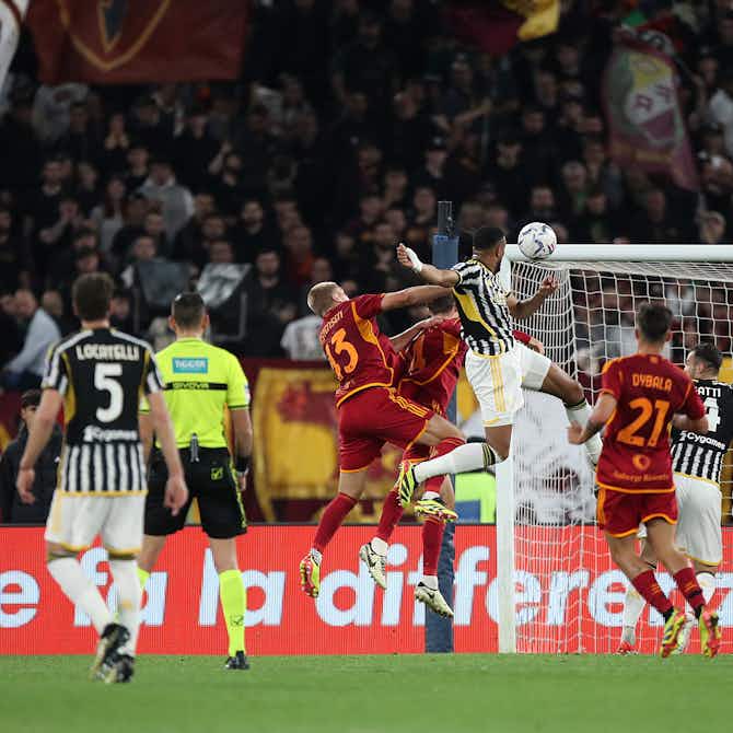 Anteprima immagine per 🔴 Roma-Juve 1-1: Dybala esce al 46', proteste De Rossi e gol Lukaku+Bremer