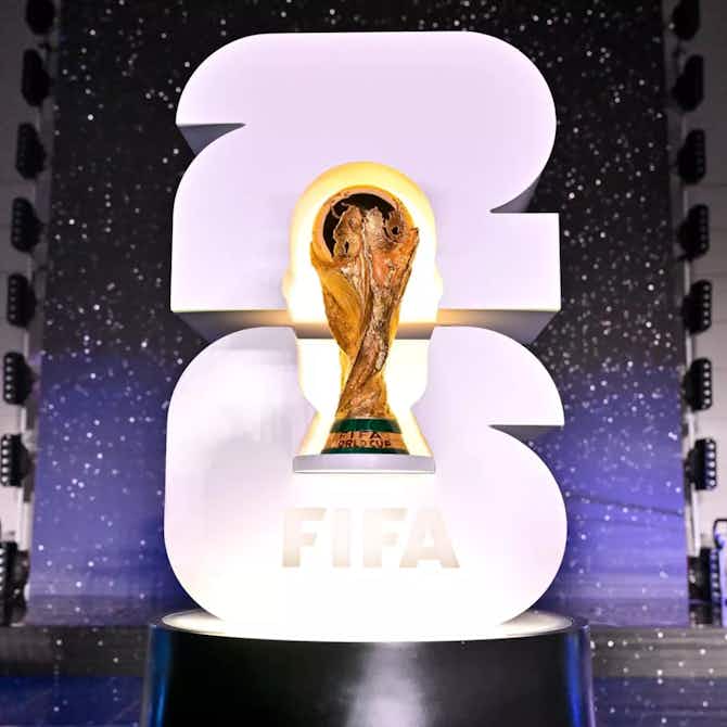Vorschaubild für FIFA stellt Logo für die Weltmeisterschaft 2026 vor