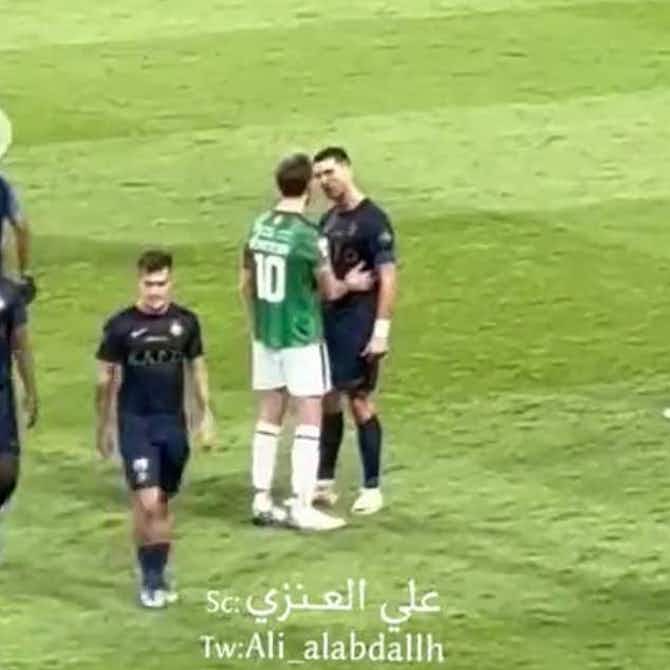 Imagen de vista previa para Cristiano Ronaldo y Jordan Henderson envueltos en una acalorada pelea