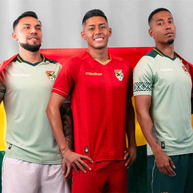 Imagem de visualização para Fornecedora de material esportivo revela novo uniforme da Bolívia