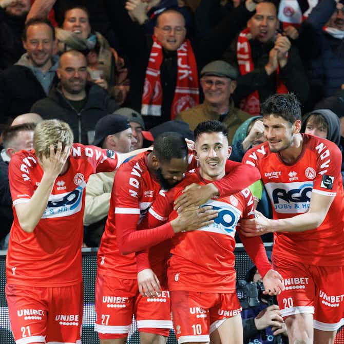 Preview image for Abdelkahar Kadri shines and Cardiff City loanee grabs seventh goal of the season as Kortrijk keep survival hopes alive