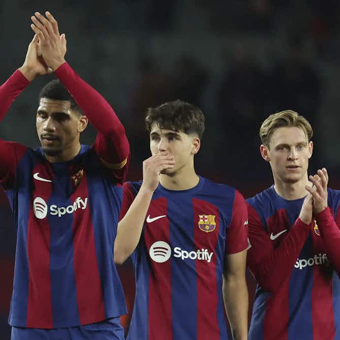 Preview image for Barcelona stars flood to social media to show support for Ronald Araújo